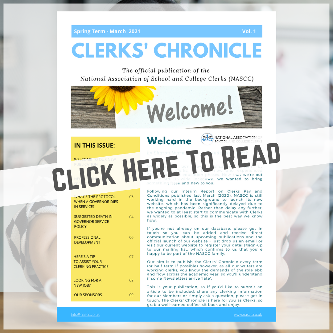 NASCC Clerks Chronicle - Vol.1 - February-March 2021